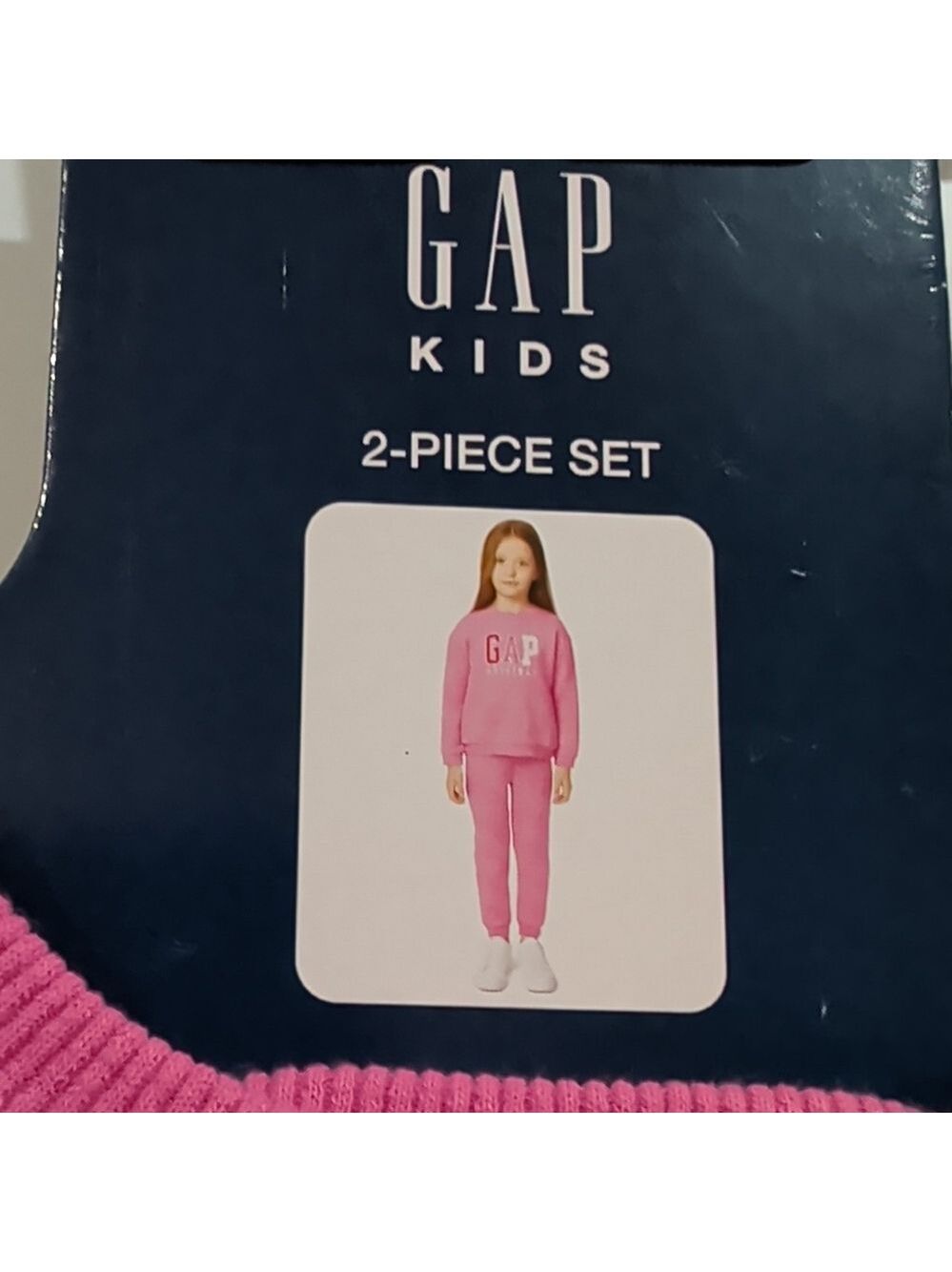 Gap Toddler Girls Logo Fleece Set Pink Multiple Sizes - Picture 2 of 7